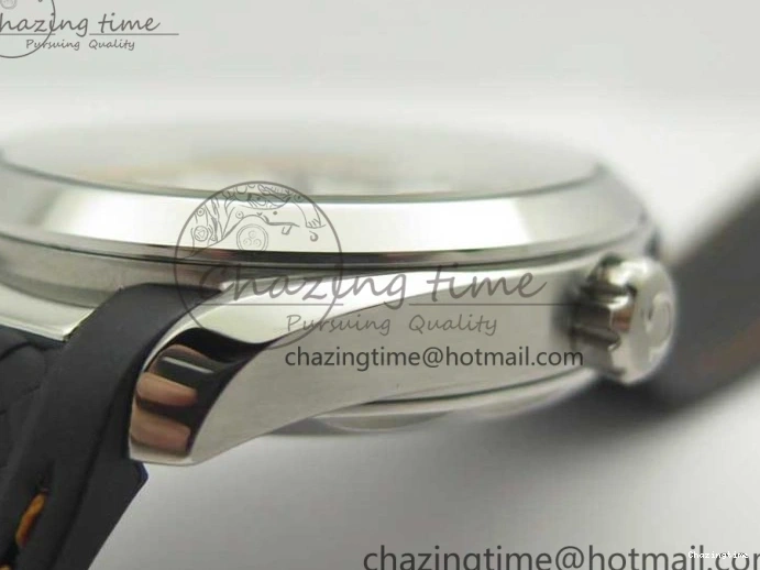 0411 SmoothTexture Aqua Terra 150M Master Chronometers VSF 1:1 Best Edition White Dial Orange Hand on Black Rubber Strap A8900 Super Clone 8011